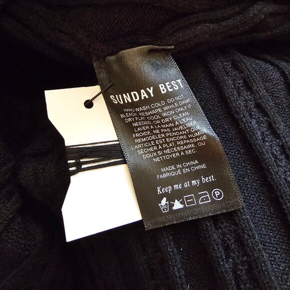 Aritzia Sunday Best Maple Longsleeve Bodycon Dress - 2020 - Black - Sz S - NWT - Picture 9 of 16